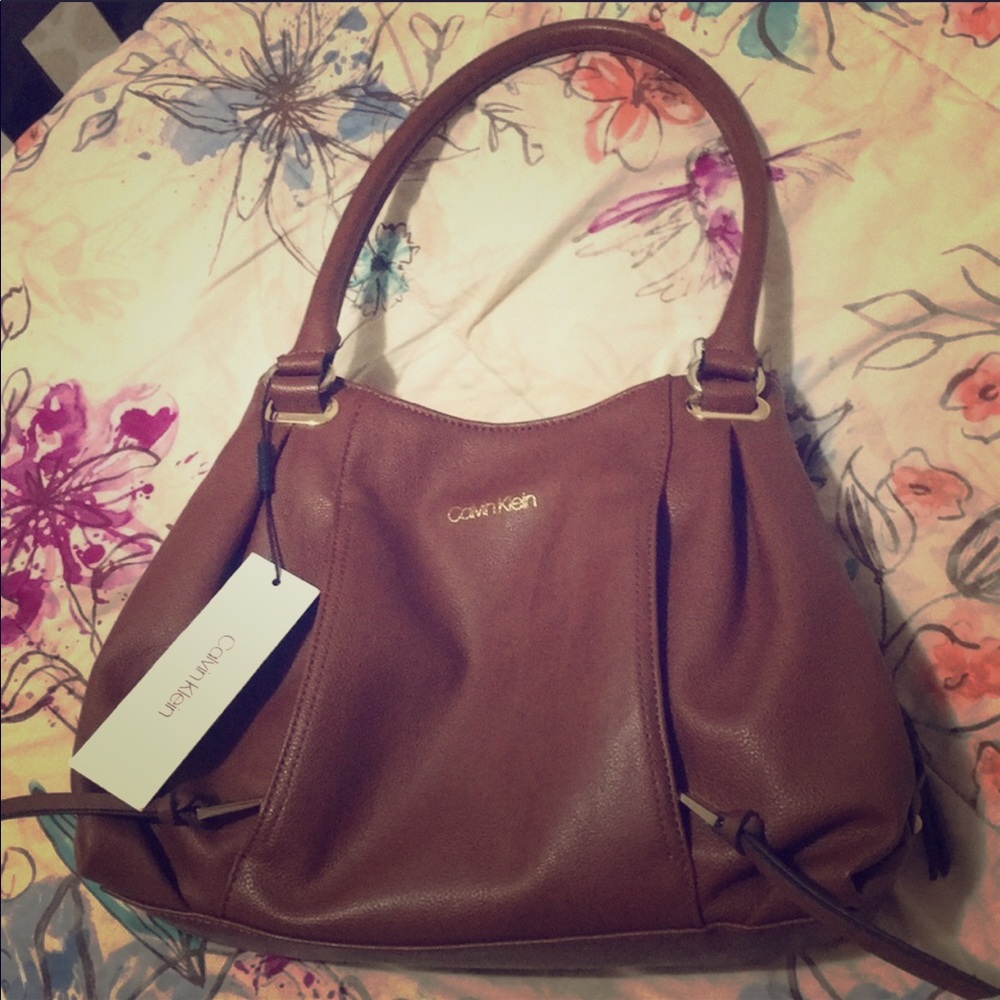 Brown Leather handbag/purse